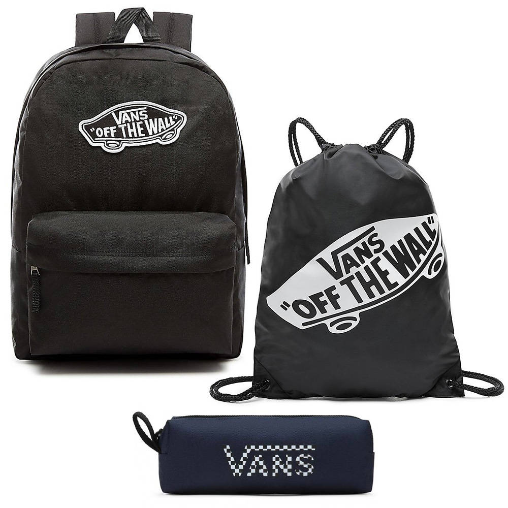 Plecak Vans Realm Backpack Szkolny Vn A Ui Blk Benched Bag Pouch