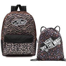 Vans Realm Backpack Animal Patterns + Benched Bag Backpack