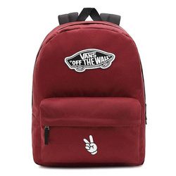 Vans Realm Backpack Red - VN0A3UI6J511 Custom Emoji 