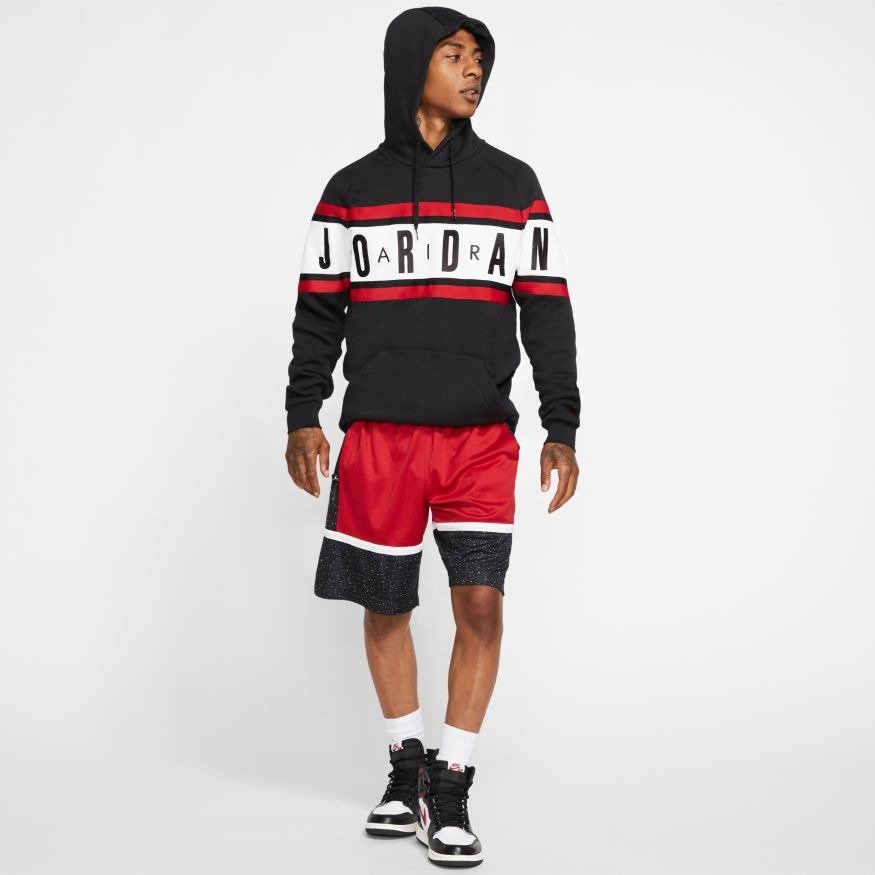 jordan pullover schwarz rot