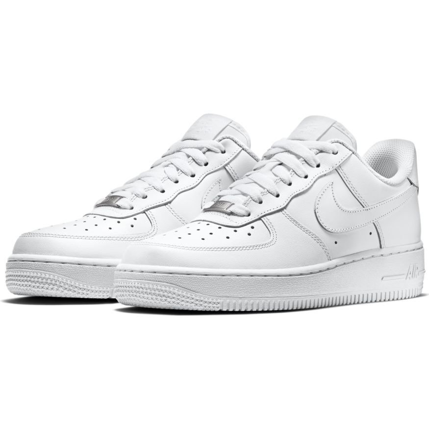 all white low air force 1