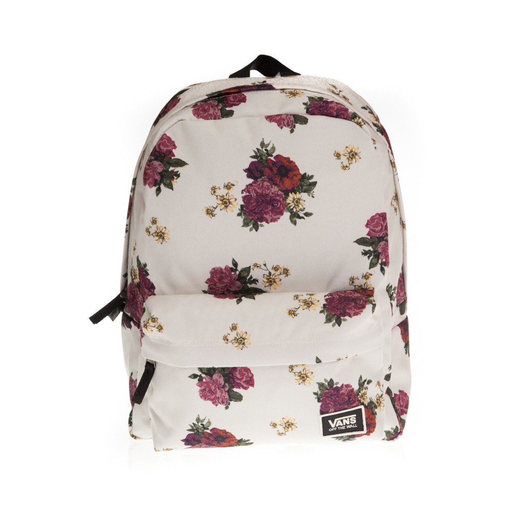 vans realm classic botanical floral backpack
