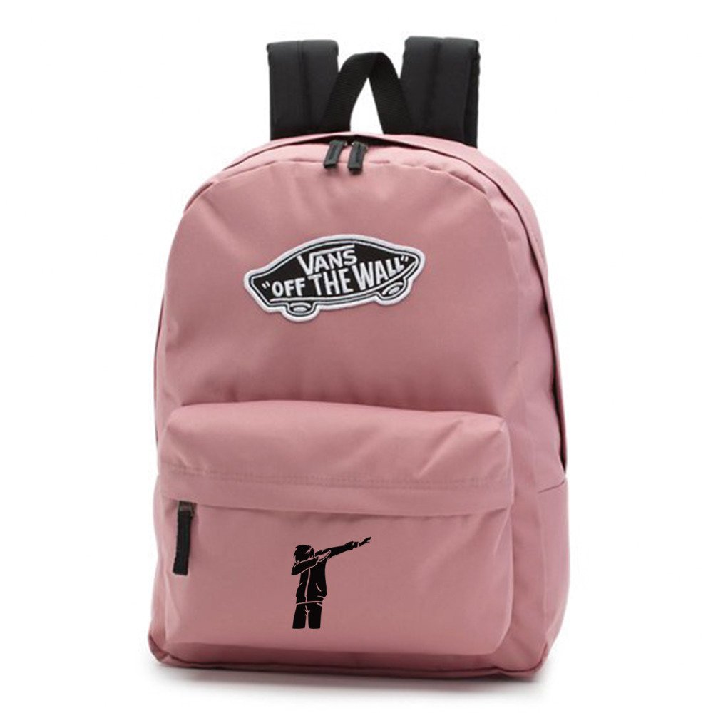 vans realm nostalgia rose backpack