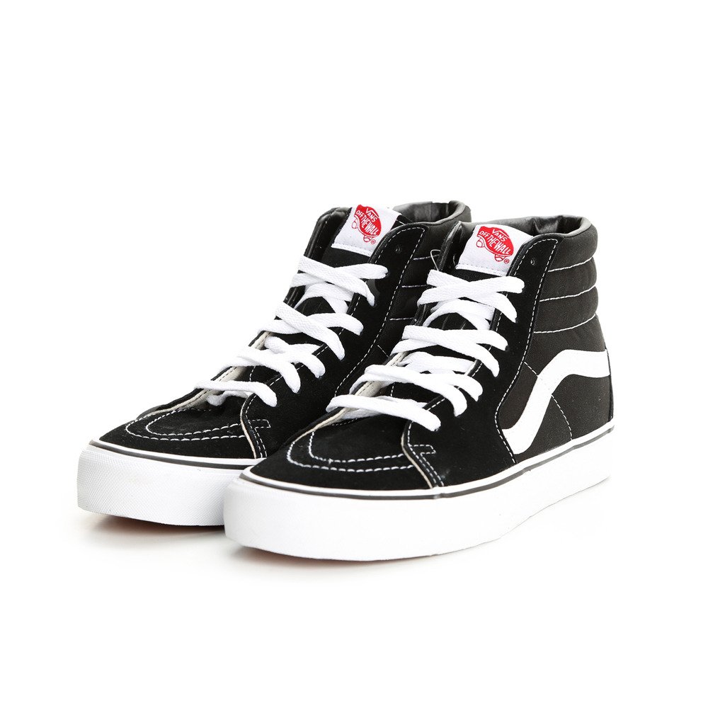 black and white vans high tops womens