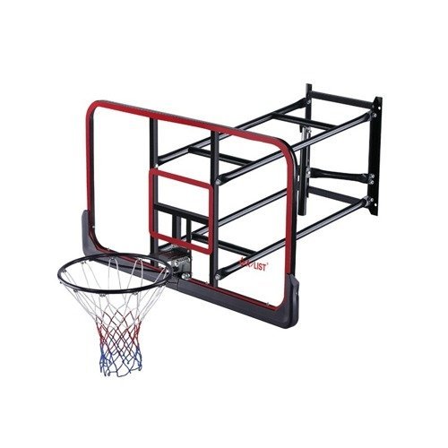 Basketball Backboard MASTER 140 x 80 cm + Spalding NBA Junior