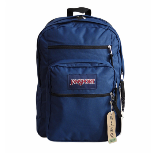 JanSport Big Student Backpack Navy - EK0A5BAHN54