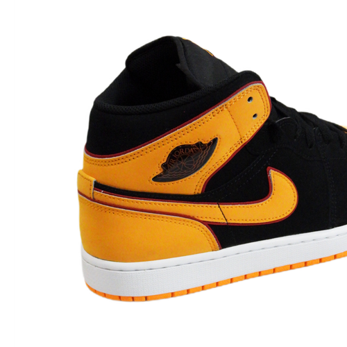 Sports shoes Air Jordan 1 Mid SE men's high black orange - FJ4923-008