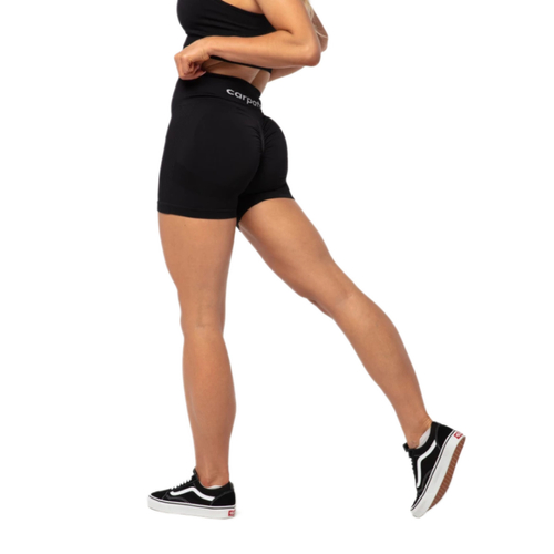 Women's Sports Shorts High Waist Carpatree Allure Black