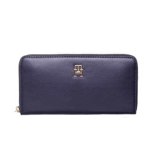 Women's wallet Tommy Hilfiger Iconic GP Wallet Keyfob giftbox with a key ring - AW0AW14004-DW6