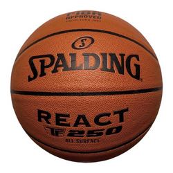 Basketball Spalding React TF-250 Logo Fiba Leather