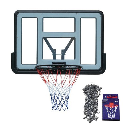 Basketball set Spartan Wall Mounted Backboard - 1151 + Metall Basketballnetz