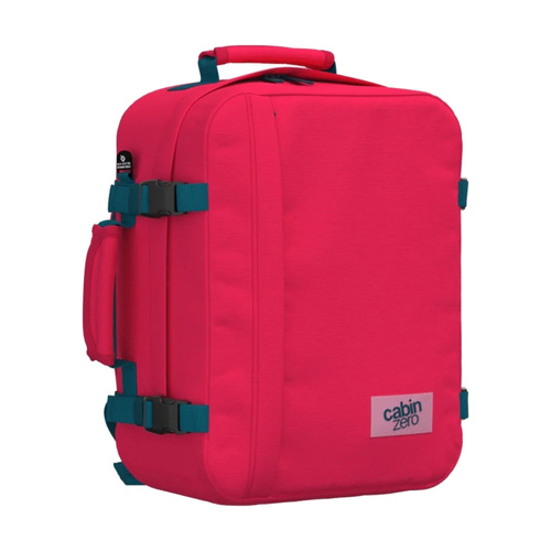 CabinZero Classic 28L 2 in 1 Backpack / Travel Bag Miami Magenta - CZ082404