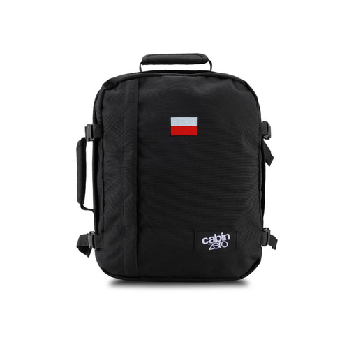 CabinZero Classic 2w1 28L Backpack black + Custom Roses