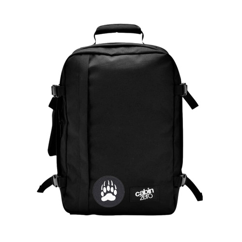 CabinZero Classic 2w1 36L - CZ171201 Backpack black + Custom Trace Paw