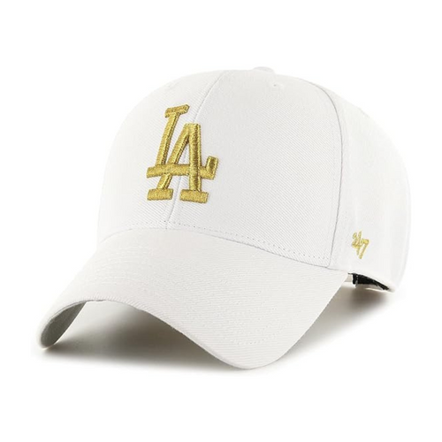 Cap 47 Brand MLB Los Angeles Dodgers Metallic Snapback - B-MTLCS12WBP-WH