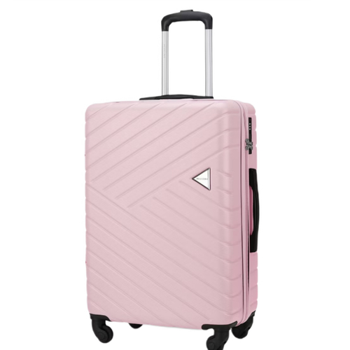 Mittlerer Reisekoffer PUCCINI Pink mit Rollen - ABS027B-3C