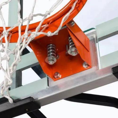 Set to Basketball Portable Stand OneTeam + Wilson NBA  Authentic Series Outdoor Ball