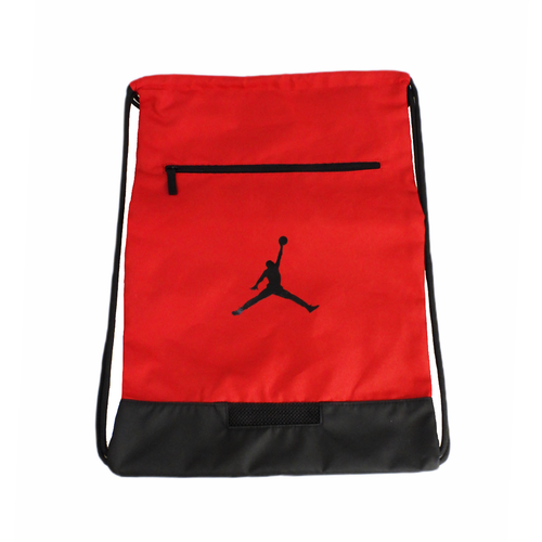 Sports bag unisex red for school and trainings Air Jordan Sport Gym Sack - 9A0746-R78