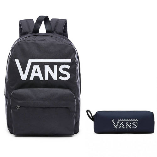 VANS - New Skool Backp Rucksack - VN0002TLY28 000 + Pencil Pouch