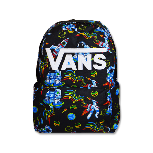 Vans New Skool Backpack Black/True Red - VN000628LJV1