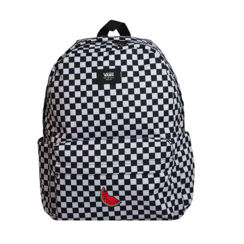 Vans Old Skool Check Backpack White-Black VN000H4XY281 + Custom Watermelon