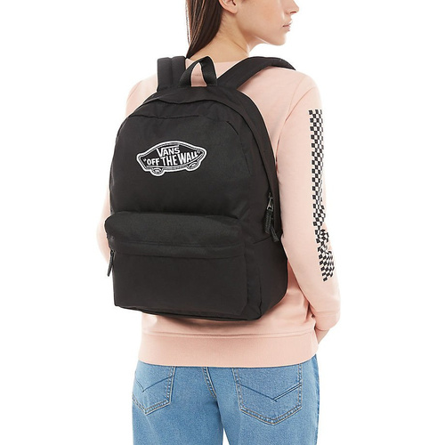 VANS Realm Backpack black VN0A3UI6BLK + Custom Unicorn Rainbow
