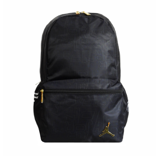 Air Jordan Black/Gold 19L Universal Sports School Backpack - 9A0856-023