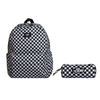 Plecak szkolny sportowy Vans Old Skool Check Backpack Kratka White/Black VN000H4XY281 + Piórnik Vans OTW