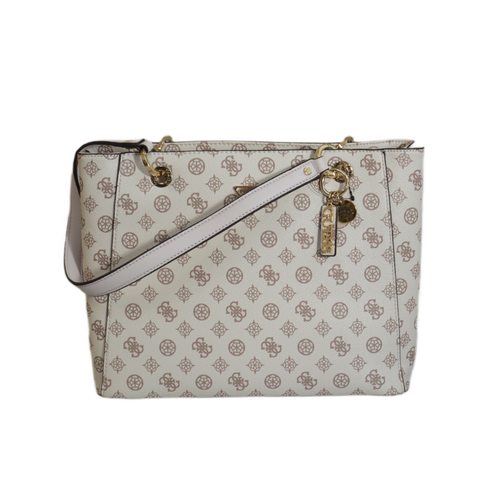 Guess Noelle Girlfriend Tote Bag Schultertasche Cream Logo - PT787925-CRG