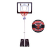 Spartan Portable Basketball Stand - 1158 + Spalding Basketball