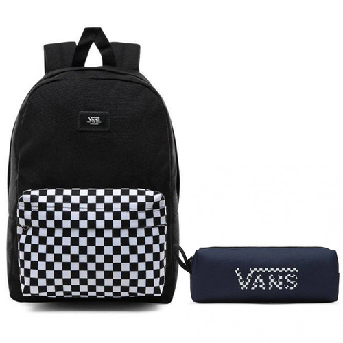 VANS New Skool Checkerboard Rucksack  -VN0002TL2OB + Pencil Pouch