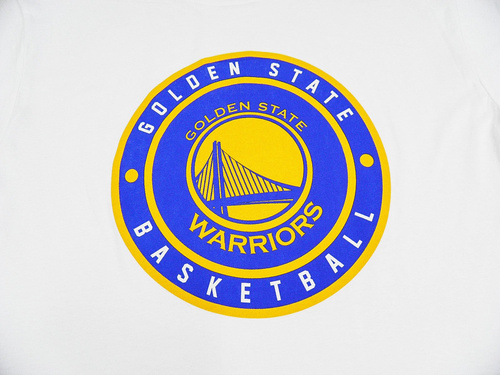 Mitchell & Ness NBA Golden State Warriors T-Shirt - MN-NBACPATCHTRAD-GOLWAR