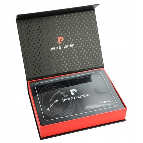 Gift set leather wallet + belt  Pierre Cardin ZG-EX-06