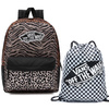 Vans Realm Backpack Animal Patterns + Benched Bag Zaino