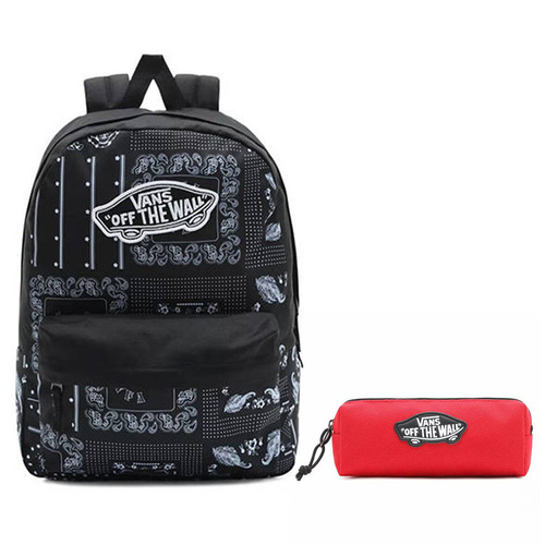 Plecak młodzieżowy Vans Realm Backpack Mix of Patterns + Piórnik OTW