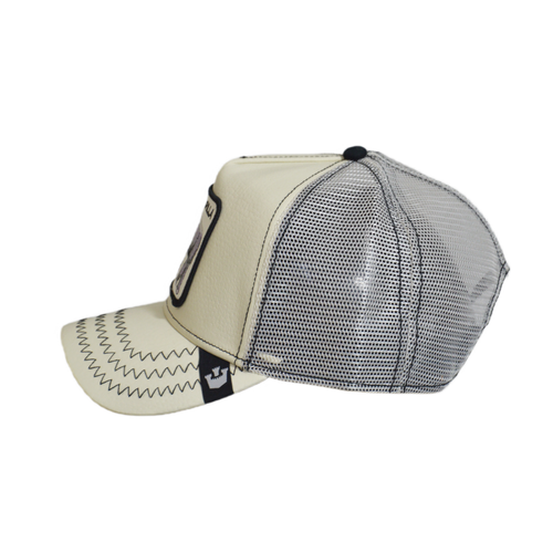 Goorin Bros. The Gorilla Band Boss Leather Trucker Cap - 101-0074-WHITE