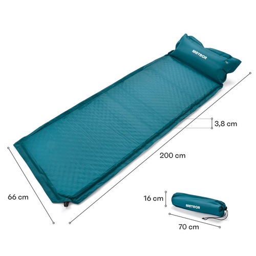 METEOR Self-inflating Mattress / Mat 200 x 66 x 3,8 cm - 16439