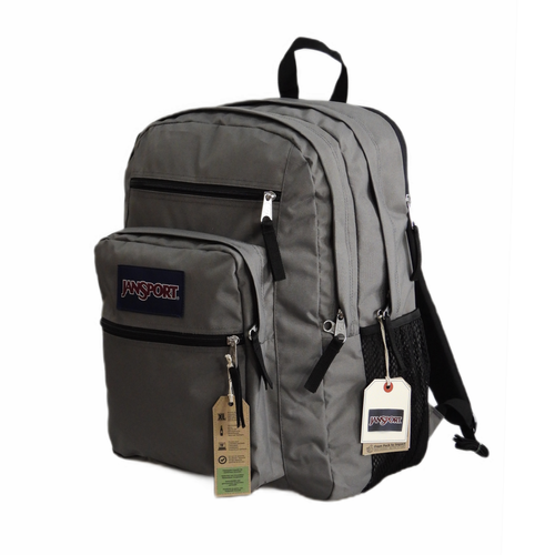 JanSport Big Student Backpack 34L Graphite Grey + Vans Pensil box
