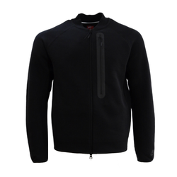 Men's sports zipped sweatshirt Nike Sportswear Tech Fleece Bomber Black - FB8008-010