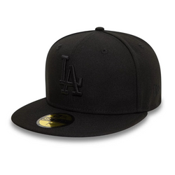 New Era 59FIFTY MLB Los Angeles Dodgers LA League Essential Black Cap - 60471454