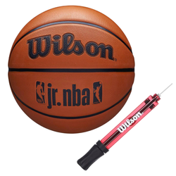 Wilson NBA Jr DRV Fam Logo Basketball + Ball Pump WILSON