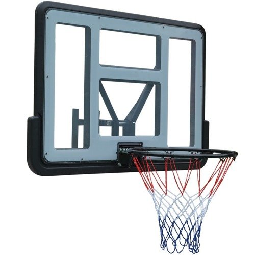 Basketball backboard MASTER 110 x 75 cm Acryl + Spalding TF-250 Indoor/Outdoor + pump