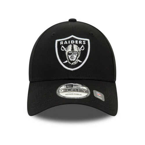 New Era 9FORTY NFL Las Vegas Raiders Side Patch Black Adjustable Cap - 60509699