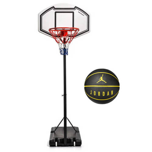 Portable Basketball stand Meteor - BOSTON 3 + Air Jordan ball