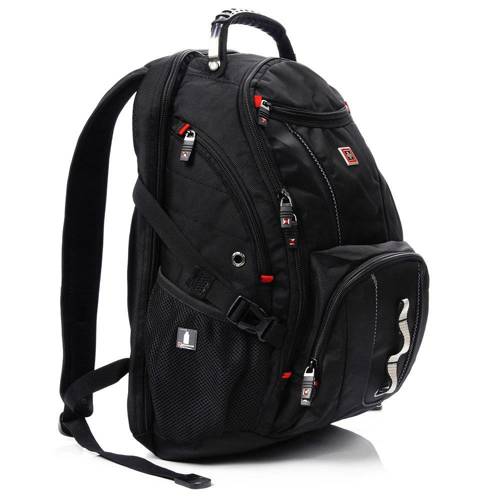 Tourist backpack Swissbags St. Moritz black - SB108