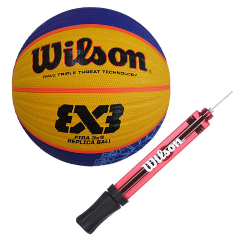 Wilson Basketball FIBA 3X3 Paris 2024 Replica + Ball Pump WILSON