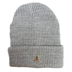 Czapka zimowa Air Jordan Beanie Utility Metal Szara - DM8272-091