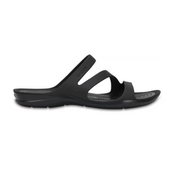 Damskie klapki sandały Crocs Swiftwater Sandal W Black - 203998-060