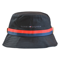 Kapelusz Tommy Hilfiger Established Tape Bucket Czarny - AM0AM08271-0GJ