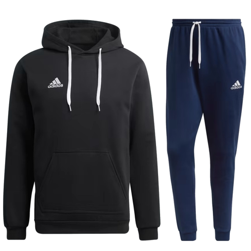 Adidas Wygodny Męski Komplet Bluza Spodnie Dresy Entrada 22